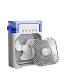 Spreyli Mini Masaüstü Fan | 500ml Su Hazneli, 3 Kademeli Soğutucu