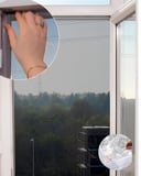 Pencere Sineklik Tülü 100x150 Cm Çift Taraflı Bant Hediyeli Kesilebilir Tül Sineklik Seti