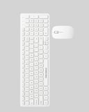 Usb Alıcılı Kablosuz Klavye Mouse - Geniş Uyumluluk, Sessiz Tuşlar