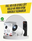 Kablosuz 4k Projeksiyon – Wi‑fi 6 & Bluetooth 5.0 İle Oyun Ve Uygulama Merkezli