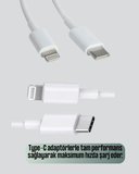 Orijinal Kalite 30w Type-c Lightning Hızlı Şarj Kablosu – 1.2m Dayanıklı