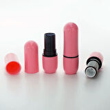 30 ADET BOŞ PLASTİK DUDAK BALSAM (RUJ) TÜPÜ, 5 ML, PEMBE