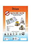 Magic Bags | Ihlas Uyumlu Aura Aqua Vac Multi Pro Halı Yıkamalı Süpürge Torbası Bez 5'li Paket