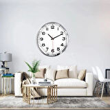 HEDİYELİK METAL DUVAR SAATİ 30CM ŞIK TASARIM  MODERN  