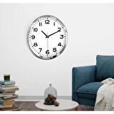 HEDİYELİK METAL DUVAR SAATİ 30CM ŞIK TASARIM  MODERN  