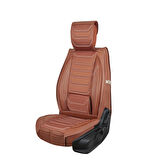 
Bmw 2 SERİSİ 220 Uyumlu Lüx Deri Oto Koltuk Kılıfı Ön Arka Set Tarçın