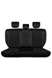 
Seat İbiza ESKİ Uyumlu Lüx Deri Oto Koltuk Kılıfı Ön Arka Set Siyah Elit Series