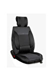 
Seat İbiza ESKİ Uyumlu Lüx Deri Oto Koltuk Kılıfı Ön Arka Set Siyah Elit Series