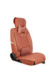 
Seat İbiza YENİ Uyumlu Lüx Deri Oto Koltuk Kılıfı Ön Arka Set Tarçın Elit Series