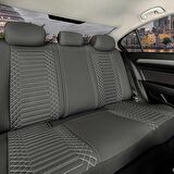 
Seat İbiza YENİ Uyumlu Lüx Deri Oto Koltuk Kılıfı Ön Arka Set Füme Giydirme Tip