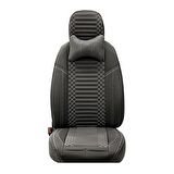 
Seat İbiza YENİ Uyumlu Lüx Deri Oto Koltuk Kılıfı Ön Arka Set Füme Giydirme Tip