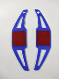 Peugeot 106 F1 Kulakçık Pedal Shift Mavi Pleksi FS
