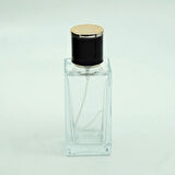 20 ADET BOŞ CAM PARFÜM ŞİŞE, 50 ML, KÜÇÜK KARE MODEL, ŞEFFAF