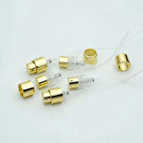 50 ADET KOLAY KAPAMA VALF, FEA 15 MODEL, 15MM,  METAL GOLD