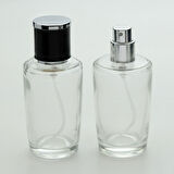20 ADET BOŞ CAM PARFÜM ŞİŞE, 50 ML, KONİK SİLİNDİR MODEL, ŞEFFAF
