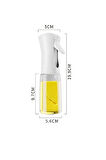 200 ML PRATİK DEKORATIF ŞIK SPREYLİ CAM ŞİŞE YAĞDANLIK SOSLUK