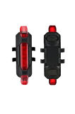 4 Modlu Su Geçirmez Bisiklet Scooter Şarjlı Stop Lambası Kablosuz Usb Şarj Arka Işık