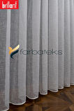 Keten Form Tül Tarz Tasarım Tül 3Kat Sık Pileli Tül Perde