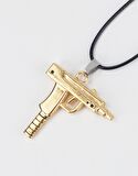 Gold Uzi Hip Hop Kolye FT1068AL