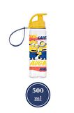 Flosoft Lisanslı Minions Matara ve Beslenme Kutusu, 3 Bölmeli Okul Beslenme Kabı ve Suluğu 2’li Set