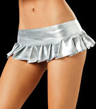 B100716 Pileli Mini Etek