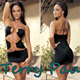 B100753 Cris Cross Mini Elbise