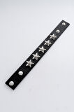 Star Skull Suni Deri Bileklik