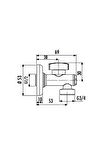 Çamaşır Musluğu Filtreli 1/2-3/4 (Krom )FTC406