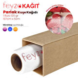 PlotterSarf® Parlak Kuşe Fotoğraf Kağıdı 135 gr (DYE) 107cm x 50mt (1 Rulo)