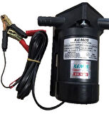 12 Volt Vakumlu 3/4" Sıvı Aktarım Mazot  Su Süt  Pompası 140 Watt