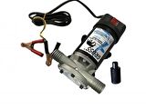 Gross 24 Volt Vakumlu Sıvı Aktarım 1"Mazot Su Süt Pompası Kendinden Emişli