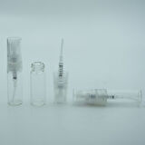 50 ADET BOŞ CAM PARFÜM NUMUNE ŞİŞE, 3 ML, ÇEVİRMELİ AĞIZ, SPREYLİ, ŞEFFAF