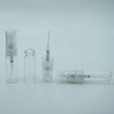 50 ADET BOŞ CAM PARFÜM NUMUNE ŞİŞE, 3 ML, ÇEVİRMELİ AĞIZ, SPREYLİ, ŞEFFAF