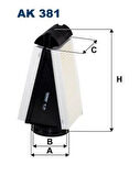 Filtron AK381 Hava Filtresi X253 15-19 C253 16-19 W205 14-18 S205 14-18 C205 15-18 A205 16-17 6510940100