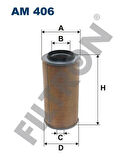 Filtron AM406 Hava Filtresi AC Delco 002.094.70.04