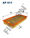 Filtron AP011 Hava Filtresi 190 W201 85-93 W460 88-92 W463 90-92 S124 85-92 6020940104