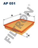 Filtron AP051 Hava Filtresi Astra G 98-10 Astra H 04-14 Zafira B 05-15 05-14 5834282