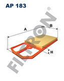 Filtron AP183 Hava Filtresi Bora-Golf IV-Polo-Cordoba-Ibiza II-Toledo II 1.4 16V-1.6 16V 036129620F