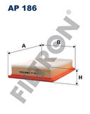 Filtron AP186 Hava Filtresi Sharan 1.9TDI 2.0 2.8 V6 24V 1.8T 20V 95 10 Galaxy 1.9TDI 2.8 V6 24V 2.8 V6 95 06 YM2X9601AA