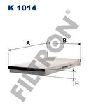 Filtron K1014 Polen Filtresi Delphı Tipi Astra G Astra H Zafira A 6808606