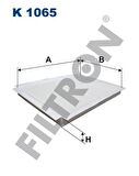 Filtron K1065 Polen Filtresi A-Serisi W168 97-04 Vaneo 414 02-04 1688300018