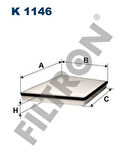 Filtron K1146 Polen Filtresi C219 04-10 W211 02-08 S211 03-08 2118300218