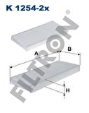 Filtron K1254-2X Polen Filtresi Çiftli Navara Pathfinder 05- 27274EA000