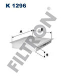Filtron K1296 Polen Filtresi Discovery 3 Discovery 4 Range Rover Sport I L319 JKR500010