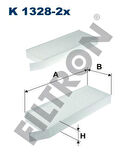 Filtron K1328-2X Polen Filtresi Peugeot 308 II 12 9804163380