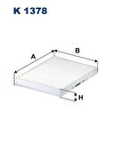 Filtron K1378 Polen Filtresi Audi A4 A4 Quattro 16-A5 Q5 17- 4M0819439