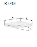 Filtron K1424 Polen Filtresi Yeni Focus IV 18-Yeni Kuga III 18- JX6A18D483EA
