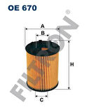 Filtron OE670 Yağ Filtresi Opel Corsa C-Corsa D-Astra H-Meriva A Doblo Linea Bravo Punto 1.3JTD 73500049
