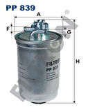 Filtron PP839 Yakıt Filtresi Mazot Caddy Golf Jetta Passat Polo Transporter LT35 Vento Cordoba Ibiza Toledo 1H0127401C