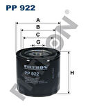 Filtron PP922 Mazot Filtresi Kia Besta-Mazda E2200-H100-L300 Minibüs 1997-2008 Kapalı Tip PN1713ZA5A
